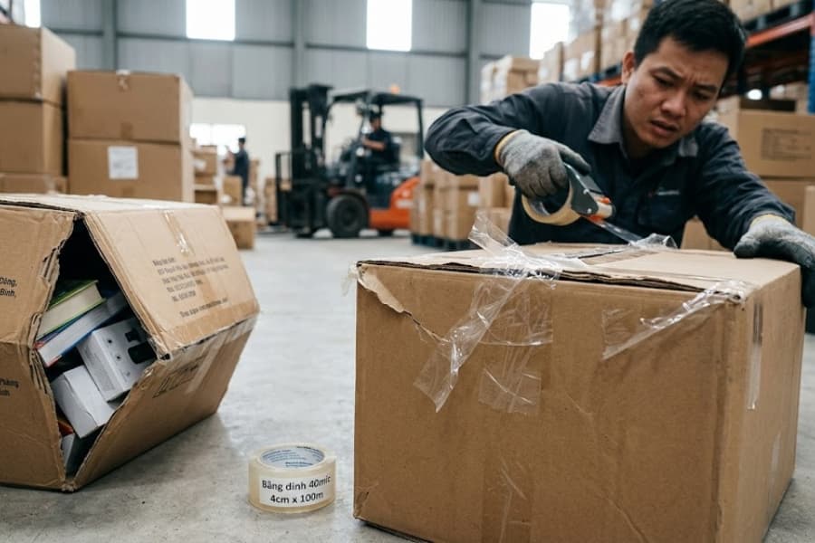 Ảnh: Các sai lầm khi chọn băng dính 